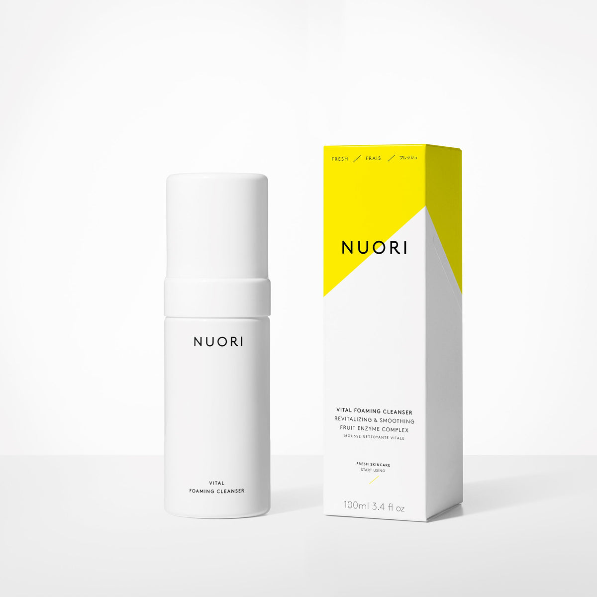 NUORI Vital Foaming Cleanser｜Natural foaming cleanser